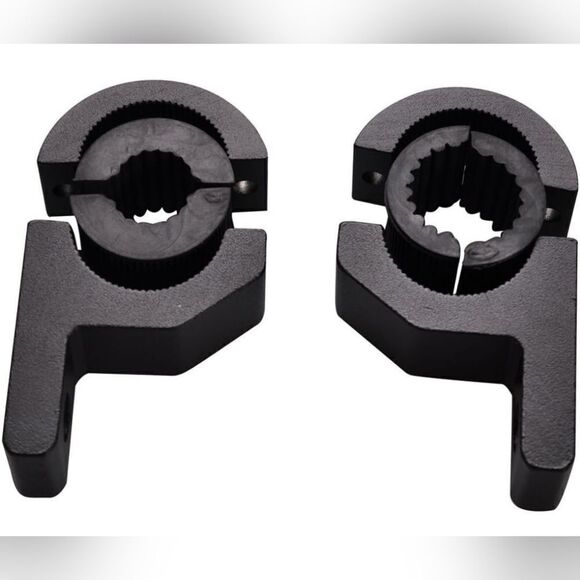 Brand New LED Light Bar Mounting Aluminum‎ Alloy Black Brackets - Picture 4 of 9